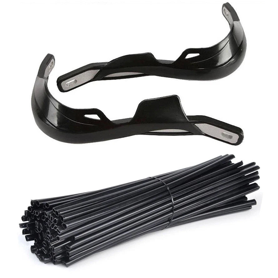 Black Hand Guard Spoke Wrap for CRF 50 70, KLX 110, WR YZ XT TTR 250 400 450