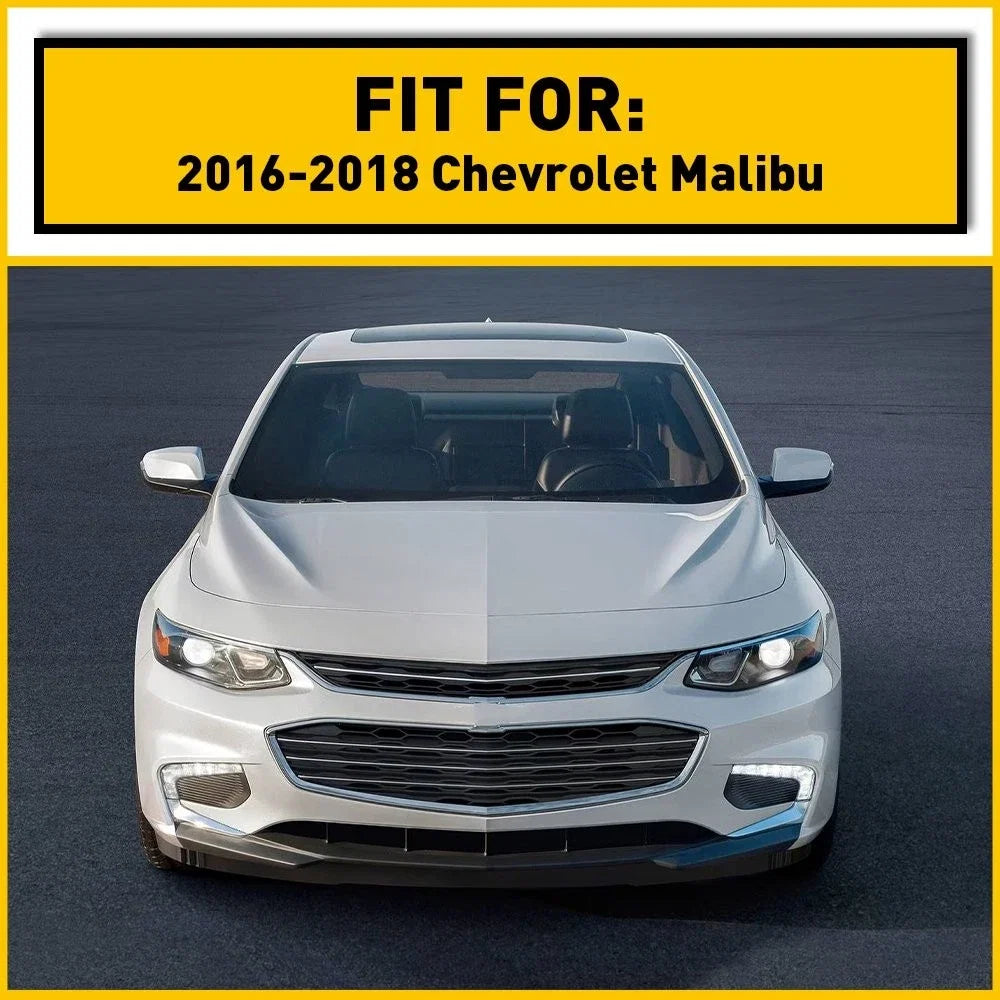 Pair Fog Lamp Light Trim Cover for Chevy Malibu (2016–2018)