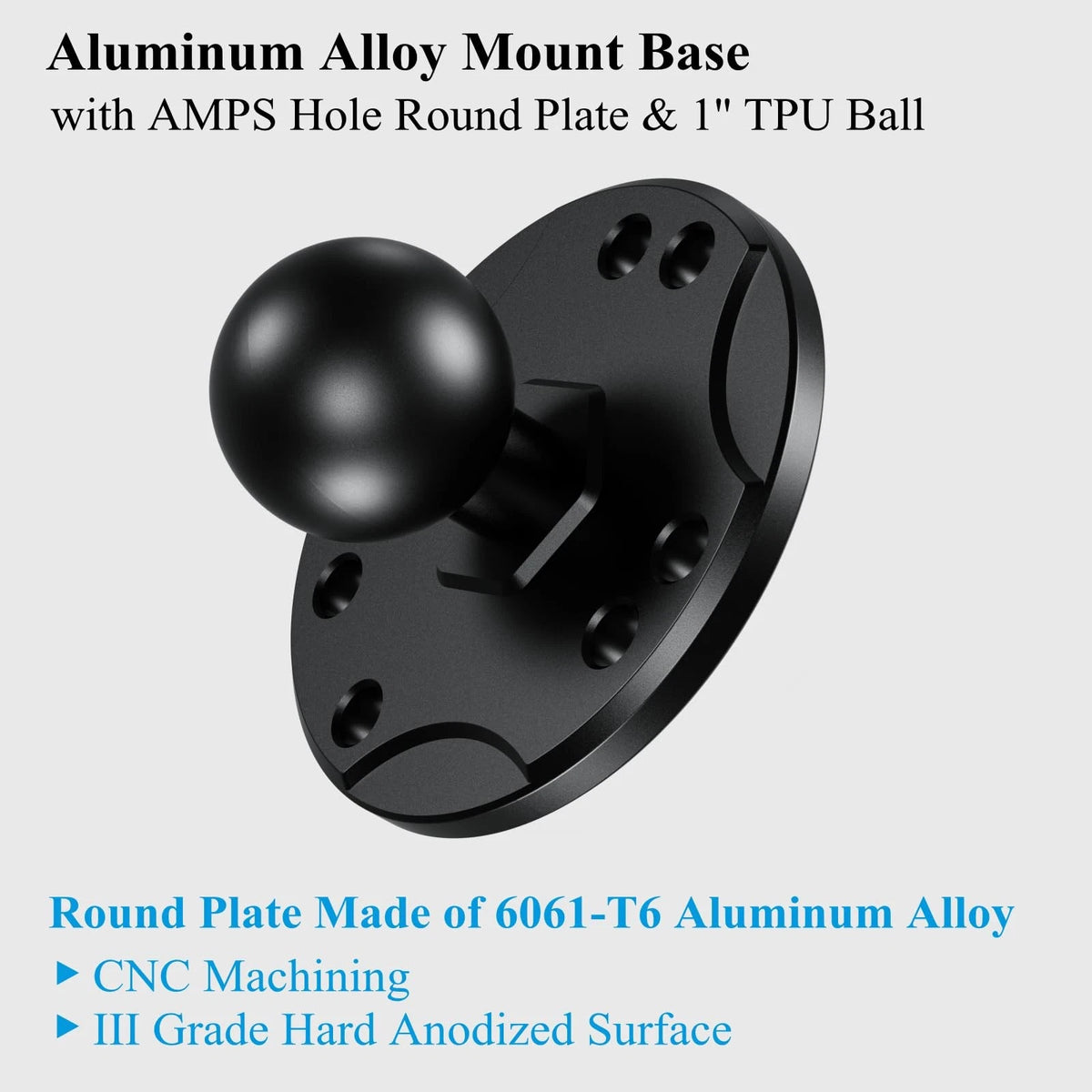 1'' Ball Mount Base for BRCOVAN