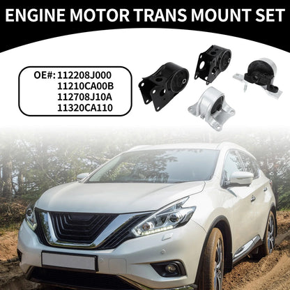 Engine Motor Mount Set for Nissan Murano (2002–2009)