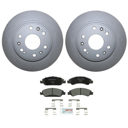 Front Brake Kit 330mm Disc Rotors & Semi-Metallic Pads for Cadillac Chevrolet GMC