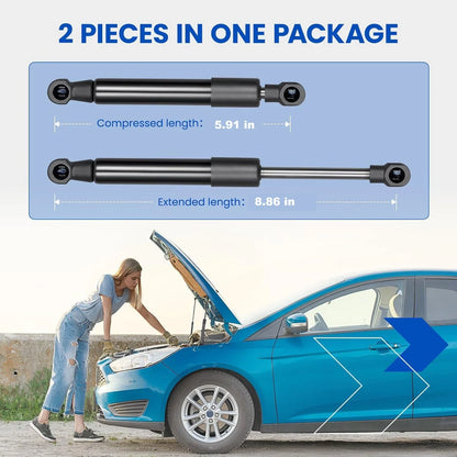 Set of 2 Bonnet Hood Gas Struts for Porsche 911 996 Boxster 986 (1997–2004)