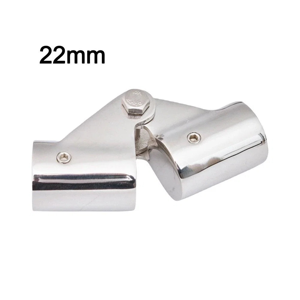 Folding Swivel for Boat Tube Connections 22mm & 25mm (316 Stainless Steel)