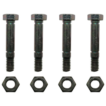 Set of 4 Shear Pins with Nuts for Ariens (Fits 510015)