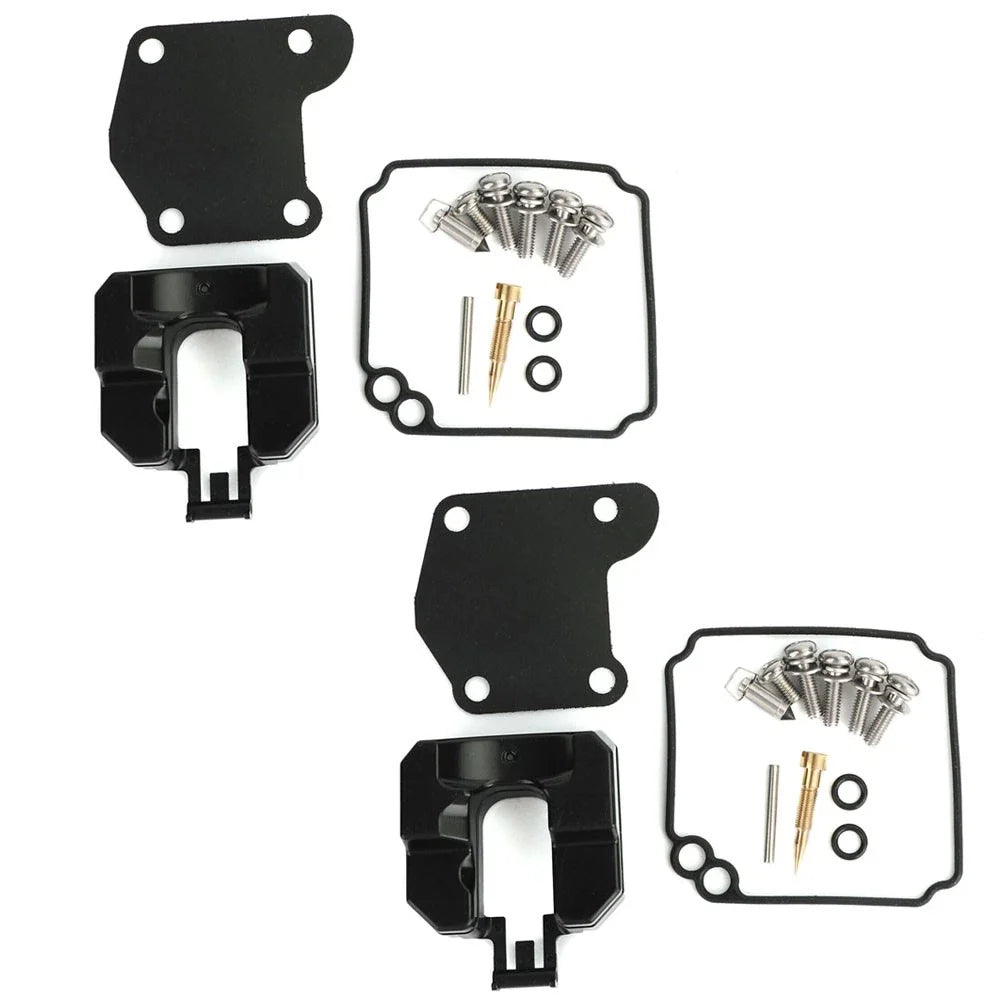 2X Carburetor Repair Kit for Yamaha 2 Stroke 9.9HP 15HP (1990–2023) 63V-W0093-00-00