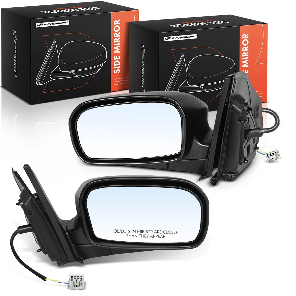 2X Power Folding Mirrors for Honda Civic (2002–2005) - 76200S5TA01ZA, 76250S5TA01ZA, HO1320258, HO1321258