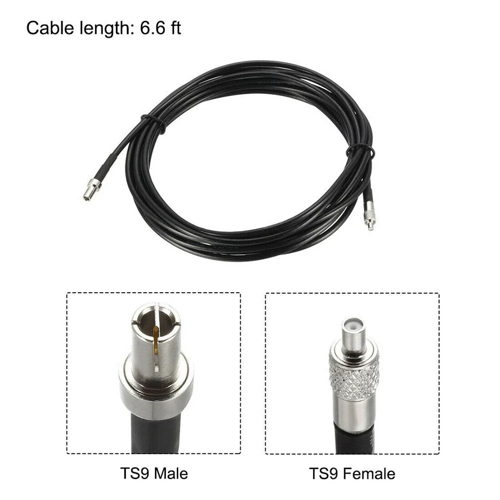 Coaxial Extension Cable for TS9 Male to Female Connection