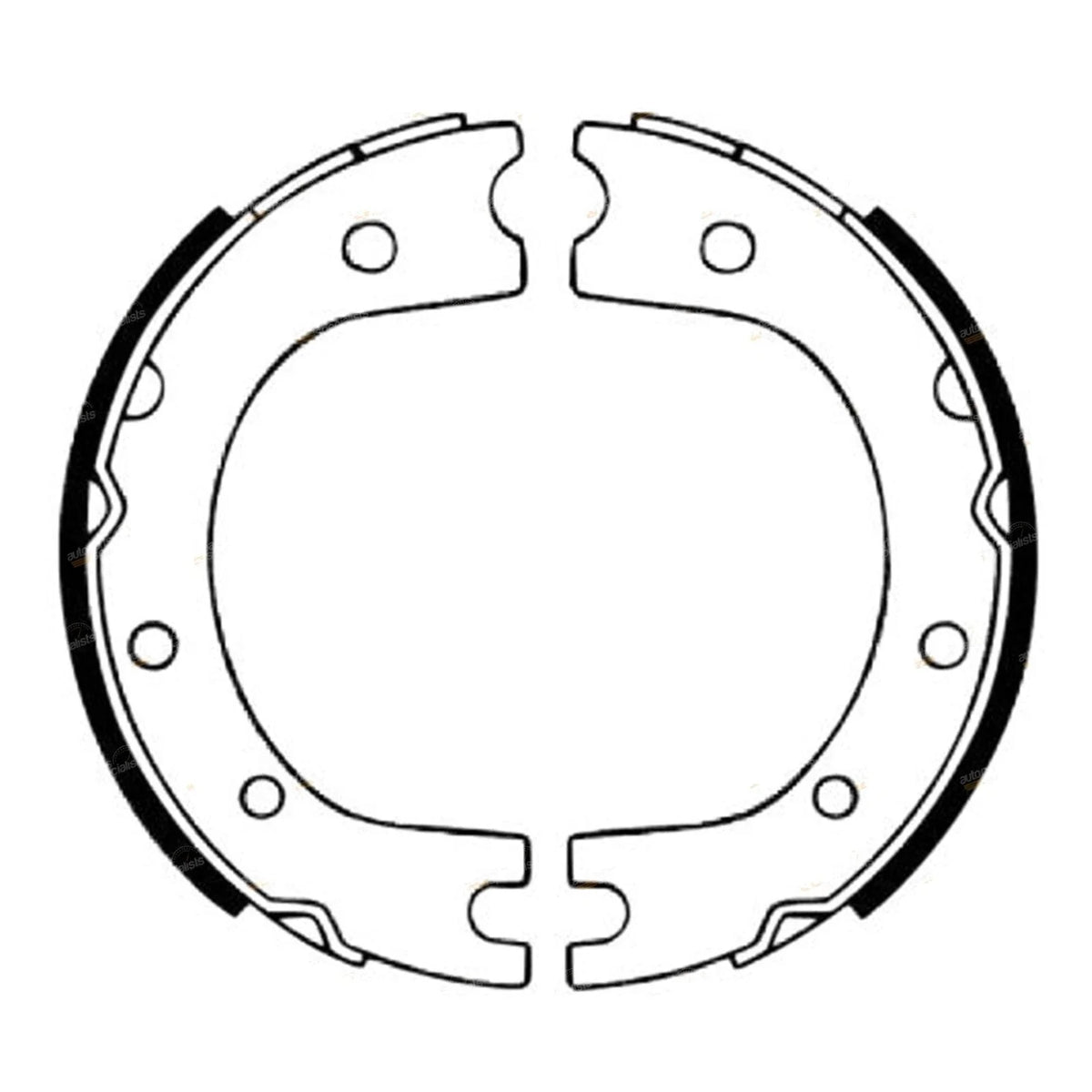 Hand Brake Shoes Set for Landcruiser 40 Series (1960–1984)