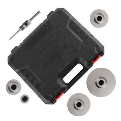 6PCS Concrete Masonry Hole Saw with Center Bit for Water Pipe Heater