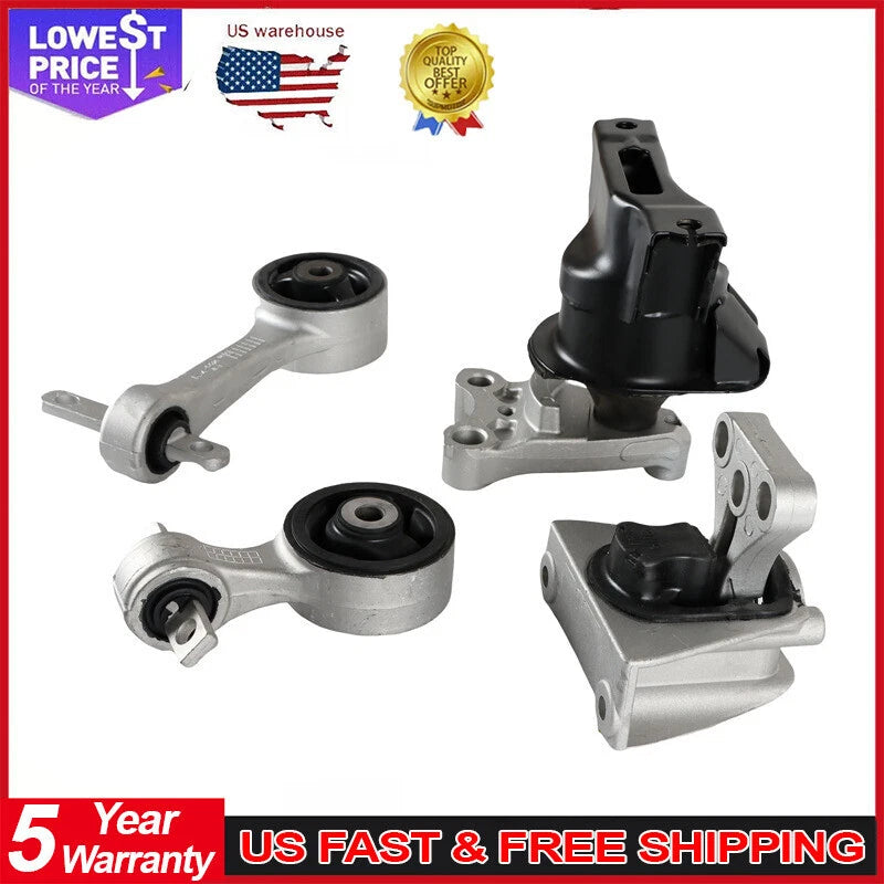 4X Motor Trans Mounts for Honda Civic 2006–2011 (A4530, A4546, A4547, A4548)