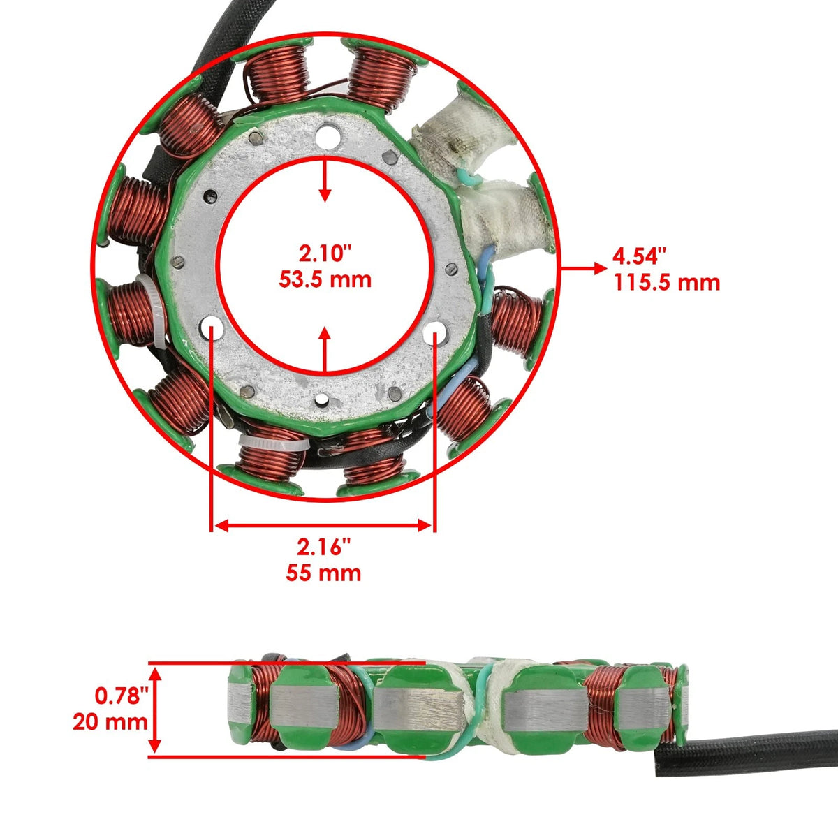 Stator for Kawasaki KL250 KLR250 (1985–2005) ST190