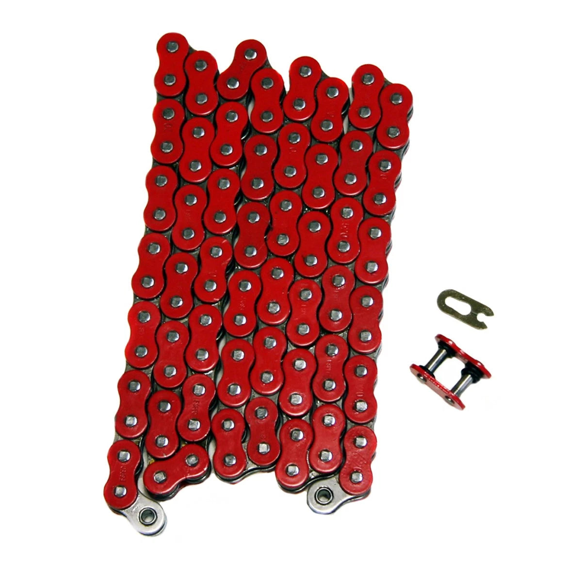 Red 520x92 O-Ring Drive Chain for Polaris Predator 500 (2005–2007) (92)FS-520-ORd