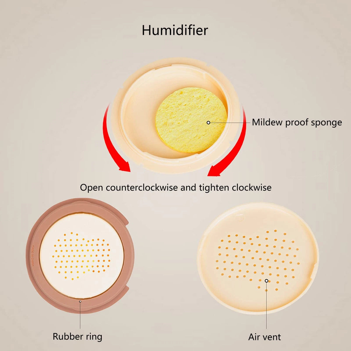 3 in 1 Guitar Sound Hole Cover Humidifier for Acoustic Guitar
