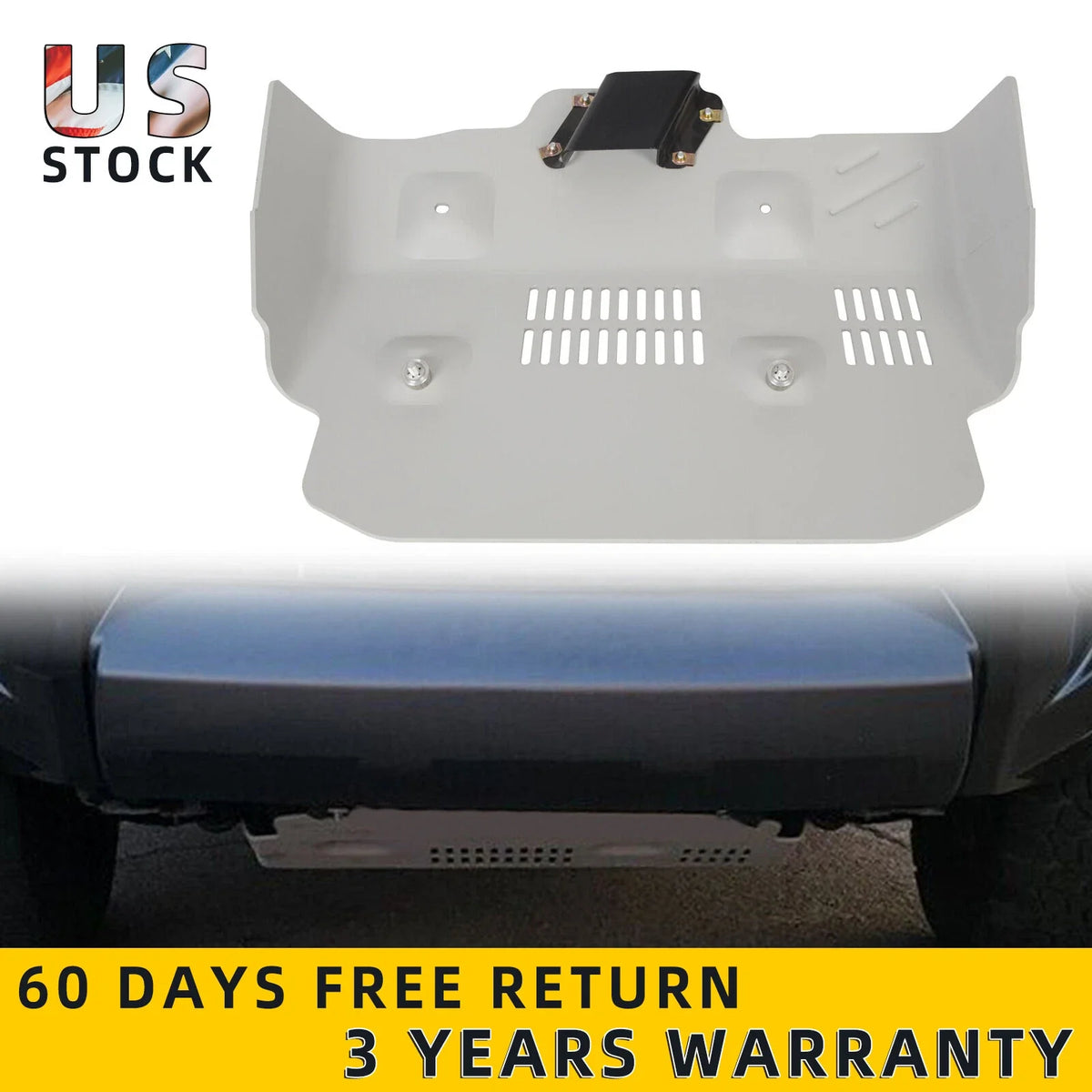 Aluminum Front Skid Plate for Toyota 4Runner (2014–2022), FJ Cruiser (2009–2014)