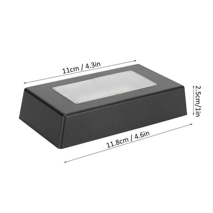 2X LED Display Base Light Stand for 3D Crystal Statues