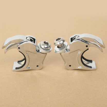Set of 4 Windshield Clamps for Harley Wide Glide (1993–2005) Softail (1988–2013)