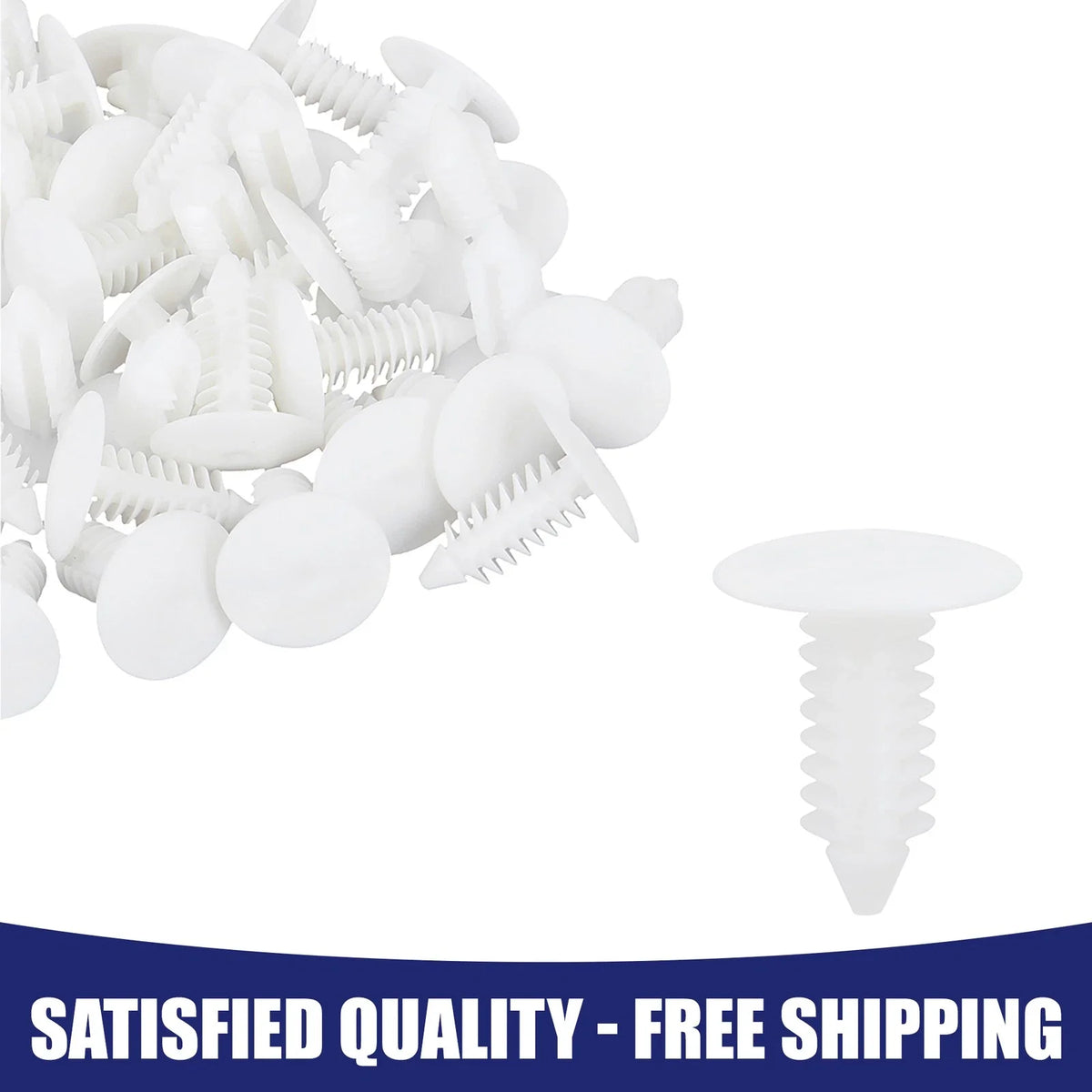 Set of 40 Plastic Bolt Rivets Fastener Door Trim Panel Clips for Ford