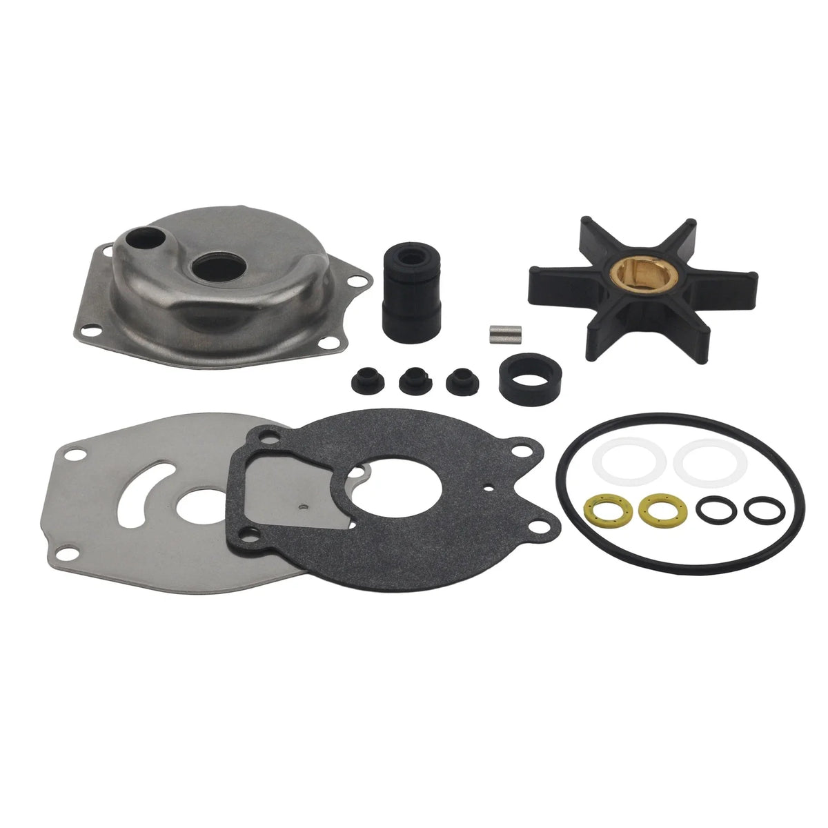 Water Pump Impeller Kit for Mercury/Mariner 9.9/15/18/20/25HP (N/A) 46-99157T2