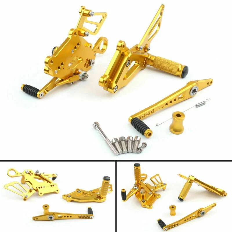 CNC Rear Sets Foot Pegs for BMW S1000RR (2015–2017) GD T9