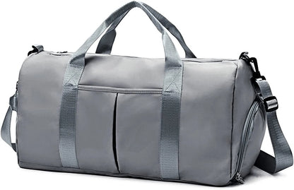 Travel Duffel Bag with Wet Pocket for Gym, Swim, Yoga Training