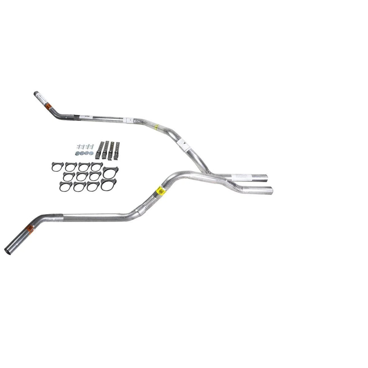 Dual Exhaust 2.5" Pipe for Ram (2007–2008) No Muffler Corner Exit