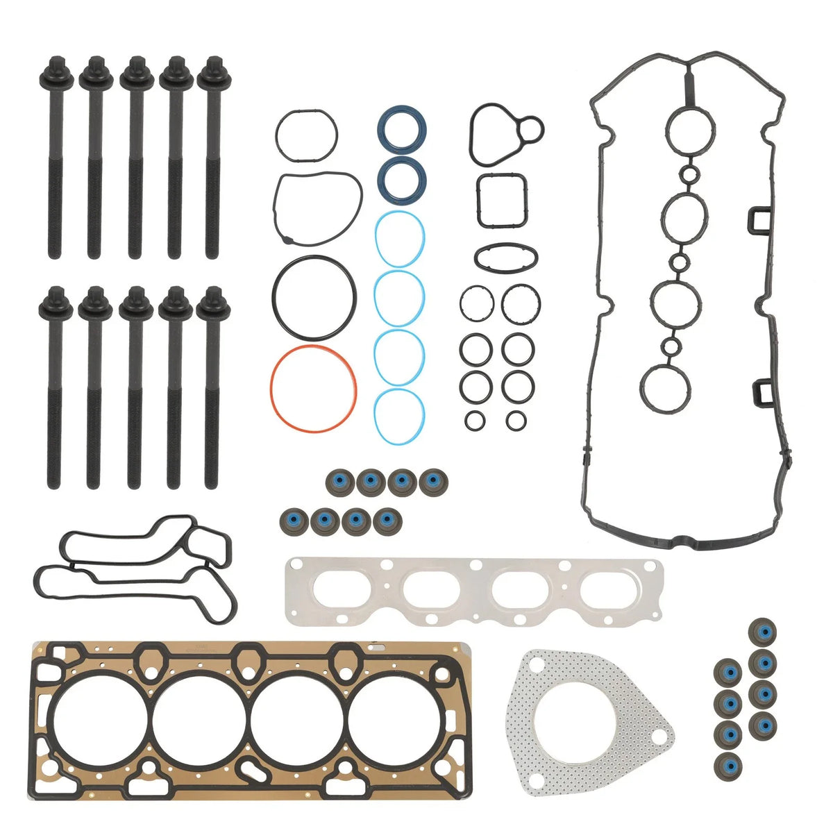 Set of 10 Head Gasket Bolts for Chevrolet Cruze & Sonic (2011–2018)