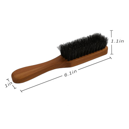 Menesia Small Beard Brush for Men, Travel Boar Medium