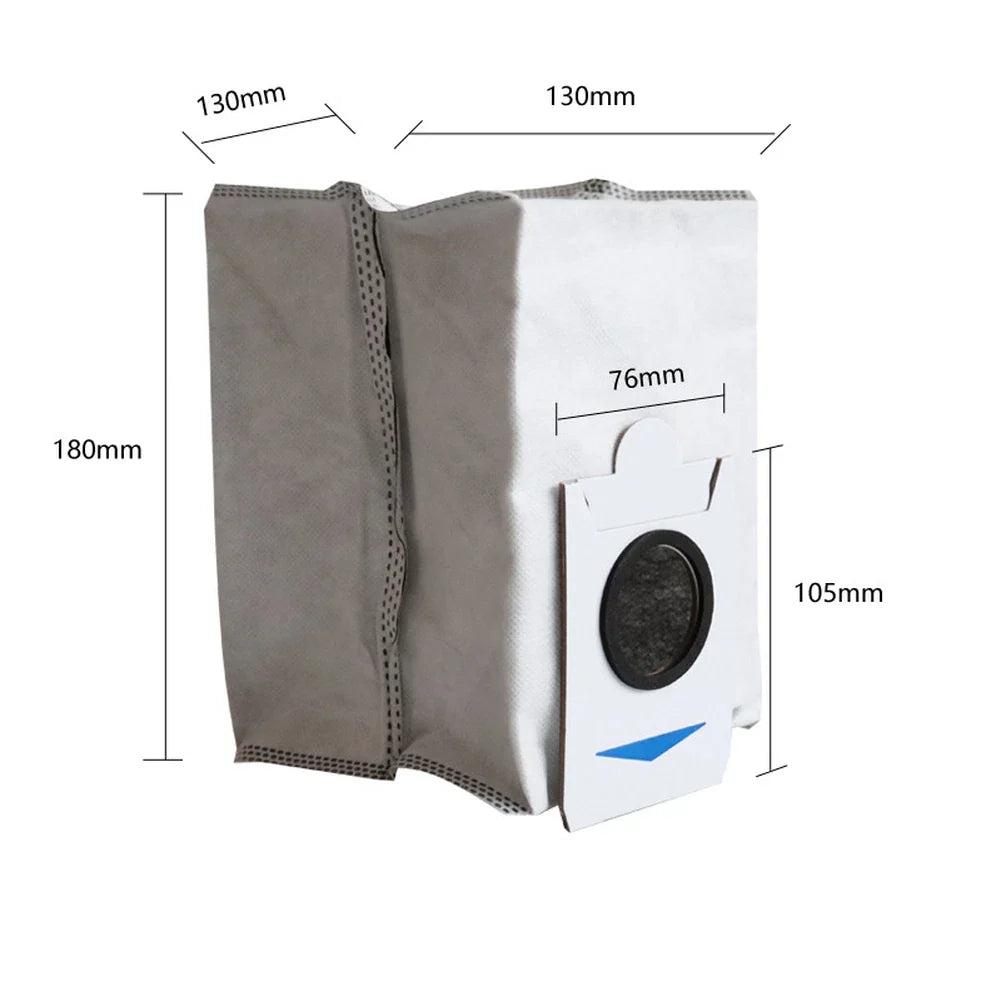 12-Piece HEPA Filter Dust Bag Cleaning Pad Kit for DEEBOT T30S PRO