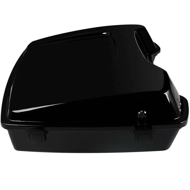 Black Razor Trunk Backrest Mount Rack for Harley Touring Road King (1997–2008)