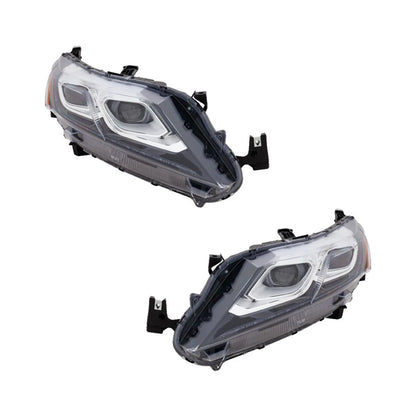 Set of 2 Headlights for Mitsubishi Eclipse Cross (2018–2019) CLX-M0-USA-SET-RM10010149AQ-CL360A70, MI2502175