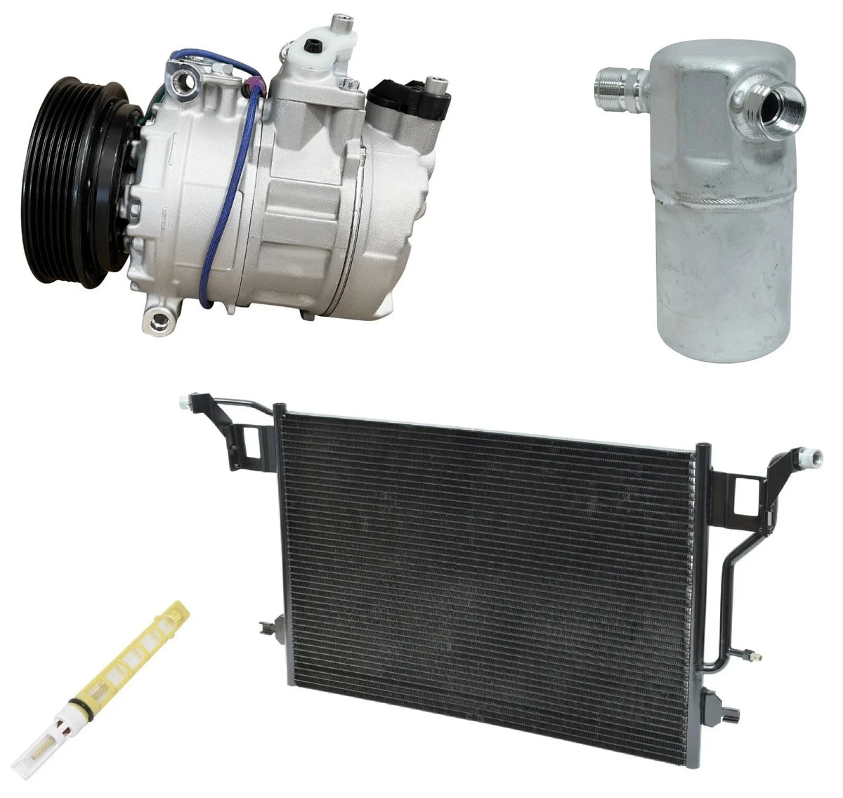 A C Compressor Kit With Condenser for Audi A6 Quattro 4.2L (2000–2004)