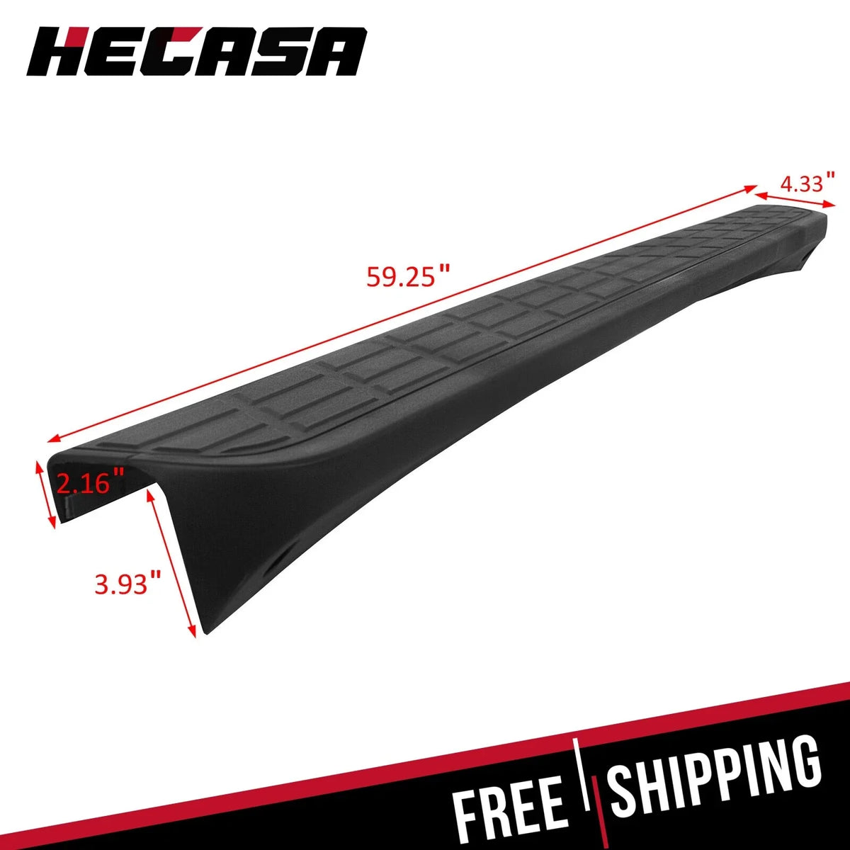 Tailgate Top Protector Spoiler Cap Cover for Chevy Silverado Sierra (2007–2014)