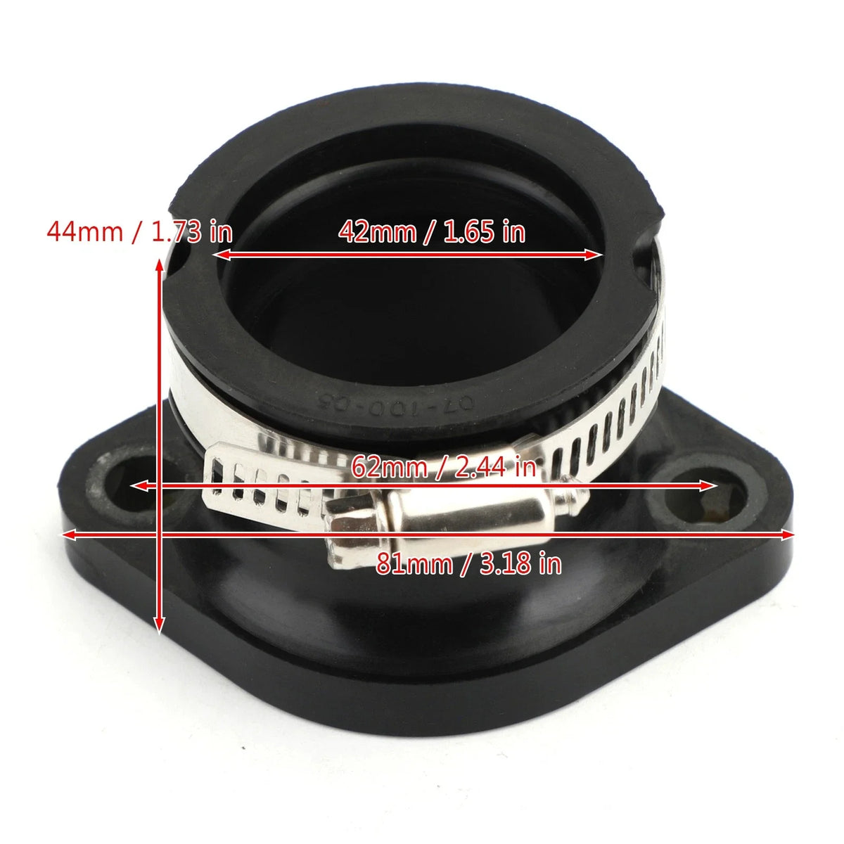 2X Intake Manifold Boot Flange for Polaris Indy 440 500 600 650 (1985–2000) 3084325
