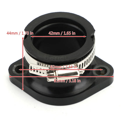 2X Intake Manifold Boot Flange for Polaris Indy 440 500 600 650 (1985–2000) 3084325