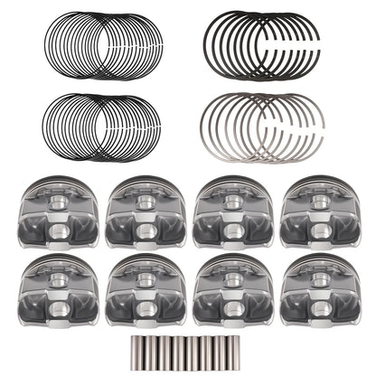 Engine Piston Set w/ Rings for Dodge Dakota 4.7L SOHC 16V (2008–2011) 68031605AD
