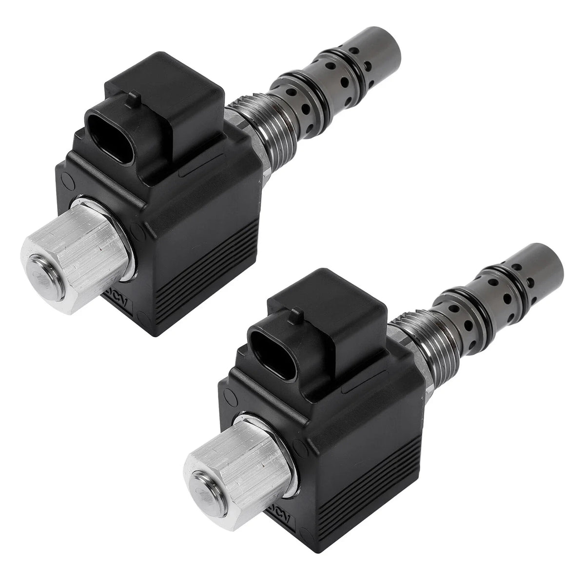 2X Solenoid Valve for John Deere 670C 672G 770C 772G 870D 872G