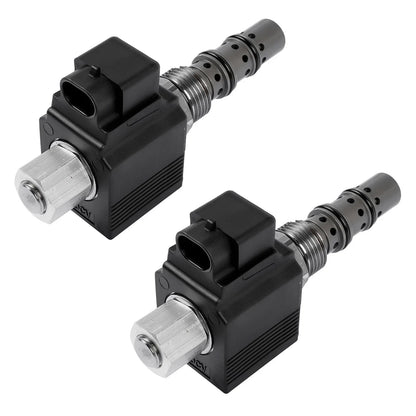 2X Solenoid Valve for John Deere 670C 672G 770C 772G 870D 872G