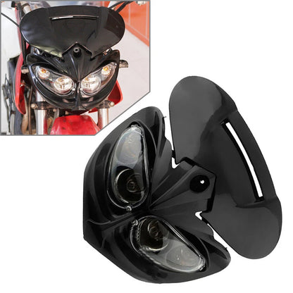 Universal Street Fighter Headlight Fairing Indicators for Motorcycle