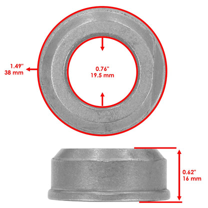 Wheel Roller Bearing & Bushing Set for Land Pride (BR222+ZA222+ZA222 - MD)