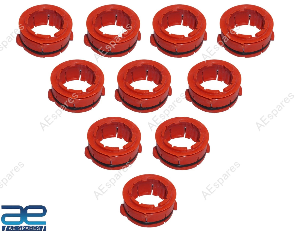 Pack of 10 Shifter Lever Bush Cut Type Red for Tata Telcoline Sumo