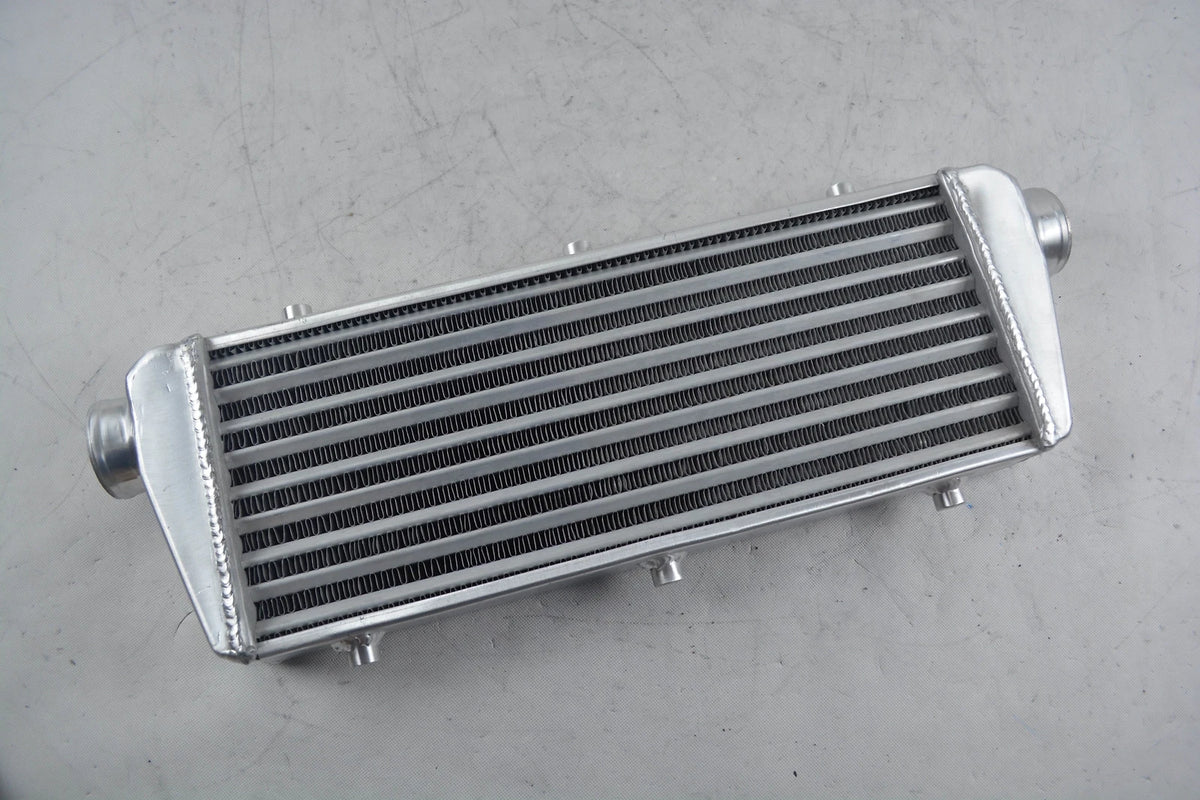 Universal Aluminum Front Mount Turbo Intercooler 23X8.3X2.7" 2.25" I&O