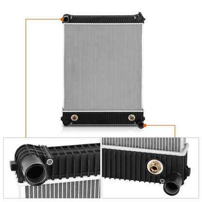 2-Row Aluminum Cooling Radiator for Freightliner M2 106/FS65 (2004–2008)