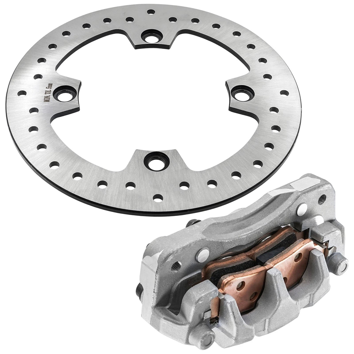 Front Left Brake Caliper for Kawasaki Teryx KRX 1000 (2020–2026) DS194+CR298, 43080-0221, 41080-0712