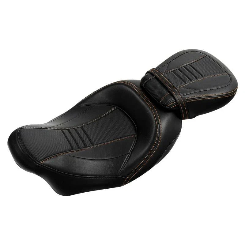 Black Driver Passenger Seat for Harley CVO Street Glide FLHXSE (2009–2023)