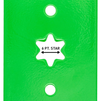 9-Pack Notched High Lift Blade for White Outdoor GT2550 ZT54 GT954 (742-0677, 742-0677A, 112-0931)