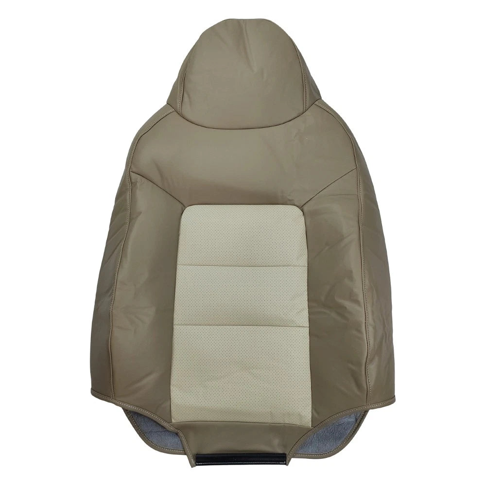 Set of 2 Front Leather Seat Covers for Ford Expedition (2003–2006) Tan