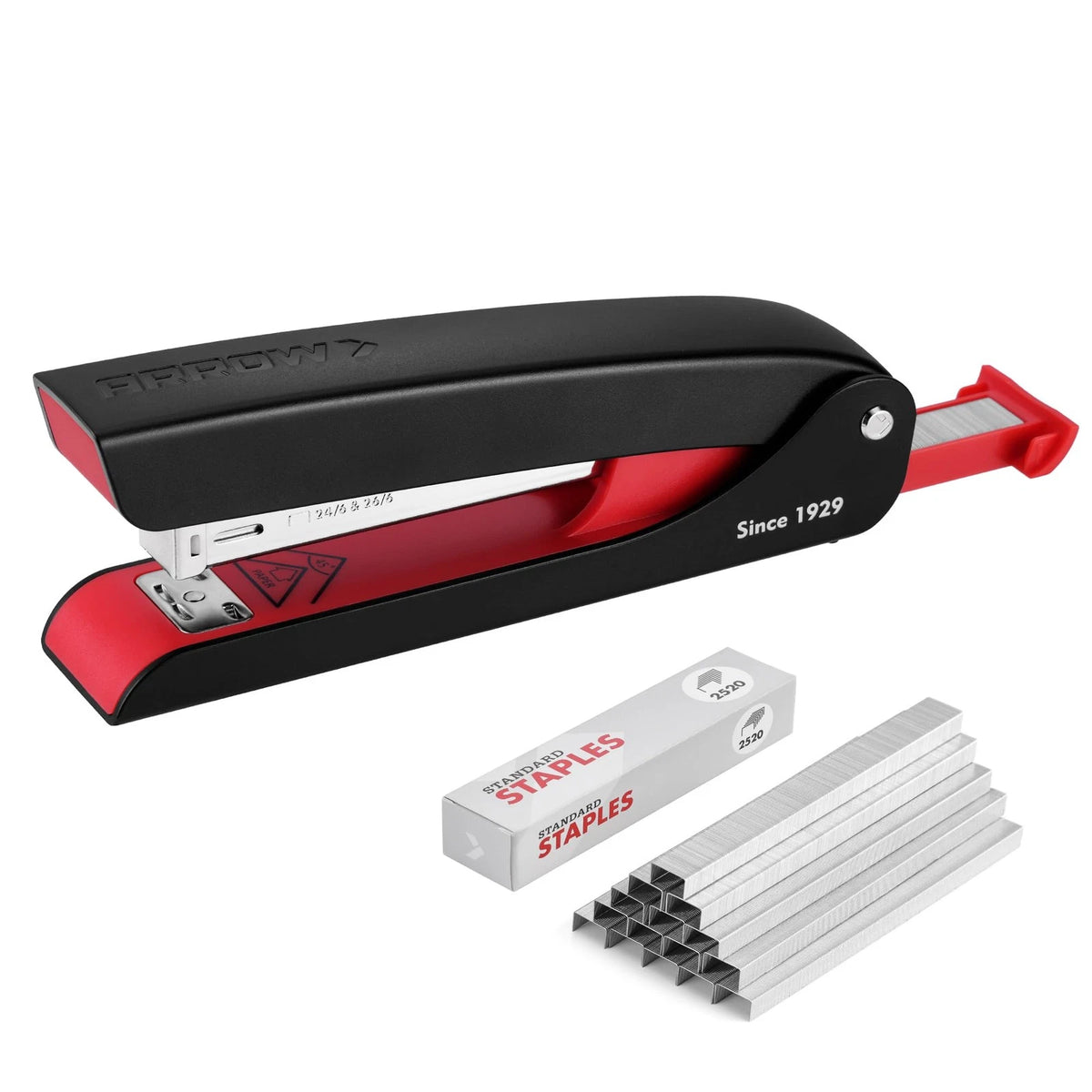 Arrow Full-Strip Stapler for Office Use (25 Sheets Capacity)