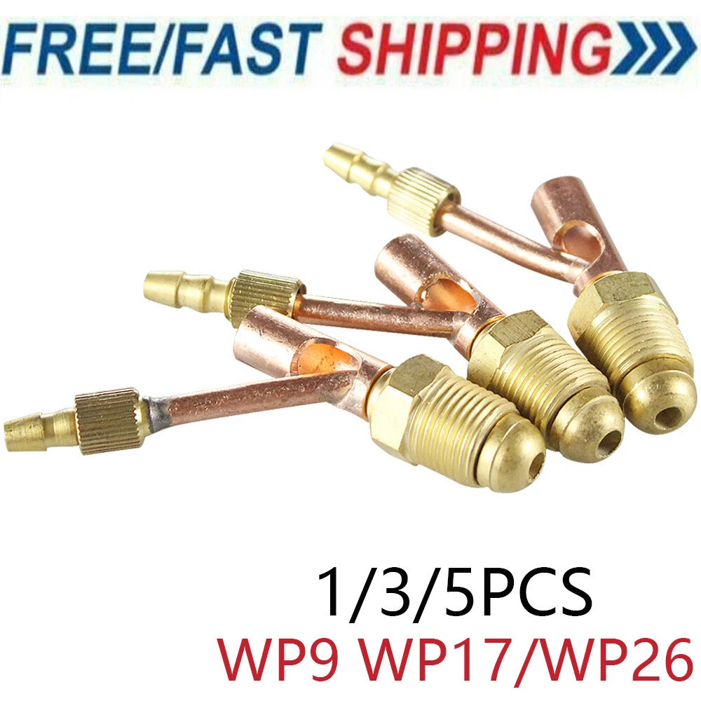 1/3/5X TIG Fitting Male Cable and Gas Connector for WP26 WP9 WP17