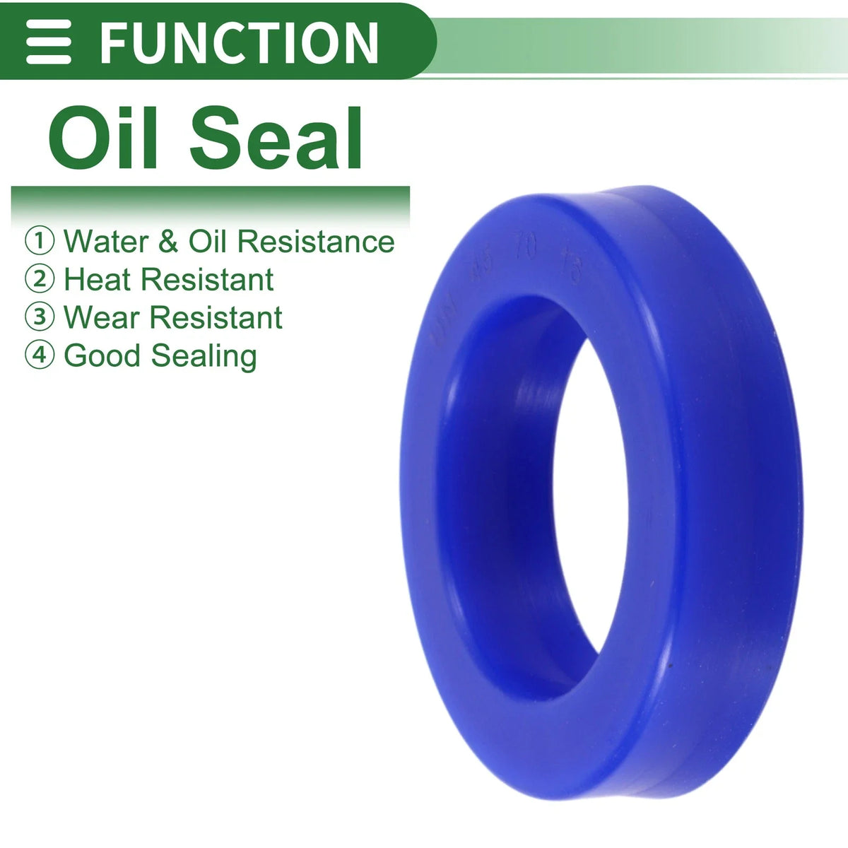 Set of 5 Oil Seal Ring 45x70x16mm for Rotary Shaft (High Pressure)