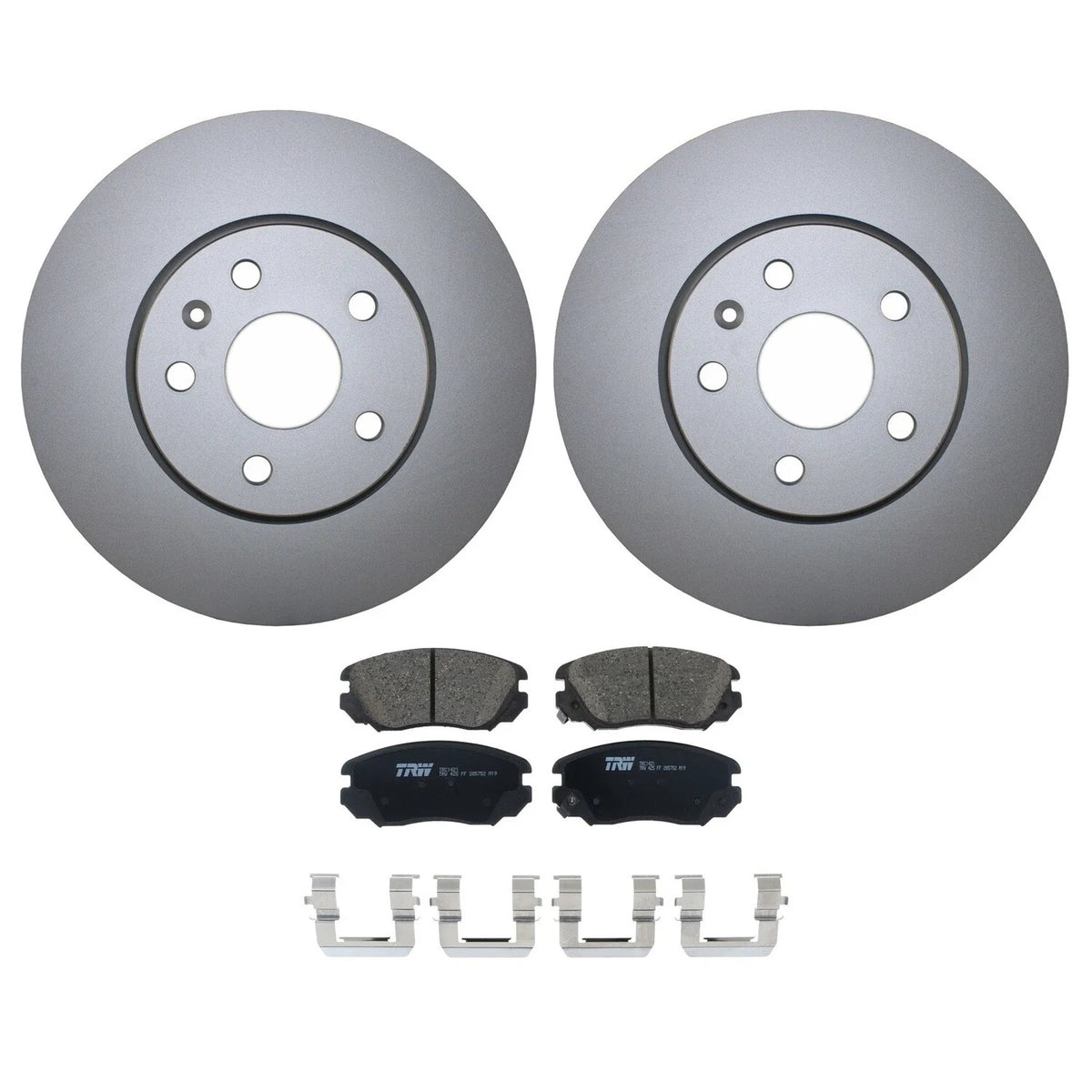 Front Brake Kit with 321mm Disc Rotors & TRW Pro Ceramic Pads for Buick Chevrolet GMC